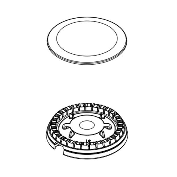 WHIRLPOOL W11443577 RANGE SURFACE BURNER HEAD KIT (GENUINE OEM PART) - Parts Solution Group
