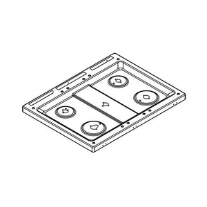WHIRLPOOL W11445310 RANGE MAIN TOP (GENUINE OEM PART)