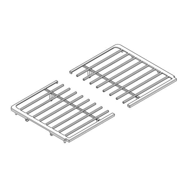 WHIRLPOOL W11449099 RANGE SURFACE BURNER GRATE SET (GENUINE OEM PART) - Parts Solution Group