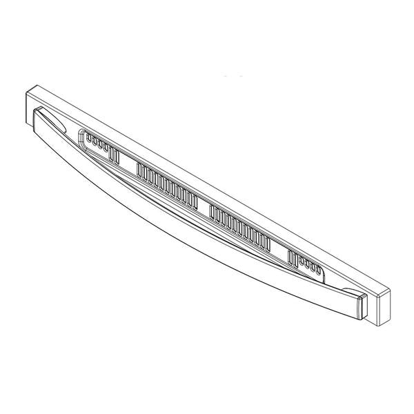 WHIRLPOOL W11449263 RANGE OVEN DOOR HANDLE ASSEMBLY (STAINLESS) (GENUINE OEM PART) - Parts Solution Group