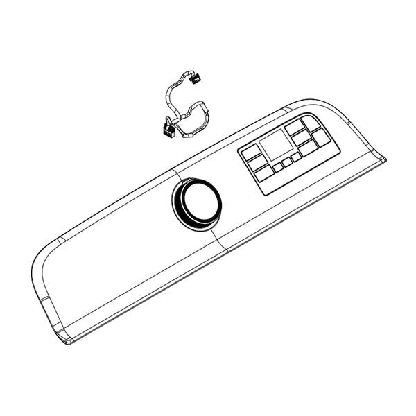 WHIRLPOOL W11470211 WASHER USER INTERFACE ASSEMBLY (GENUINE OEM PART) - Parts Solution Group