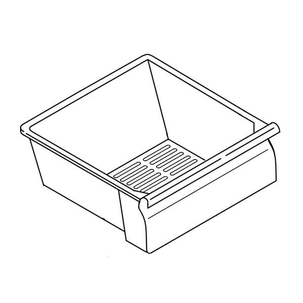 WHIRLPOOL W11497323 REFRIGERATOR SNACK DRAWER (GENUINE OEM PART) - Parts Solution Group