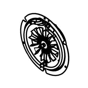 WHIRLPOOL W11527111 RANGE CONVECTION FAN ASSEMBLY (GENUINE OEM PART)