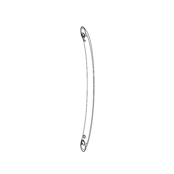 WHIRLPOOL W11542651 REFRIGERATOR DOOR HANDLE (STAINLESS) (GENUINE OEM PART)