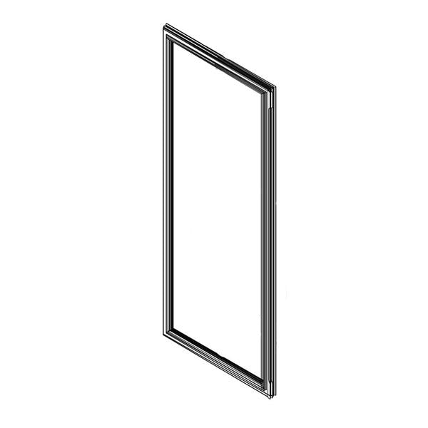 WHIRLPOOL W11544658 REFRIGERATOR DOOR GASKET (BLACK) (GENUINE OEM PART) - Parts Solution Group
