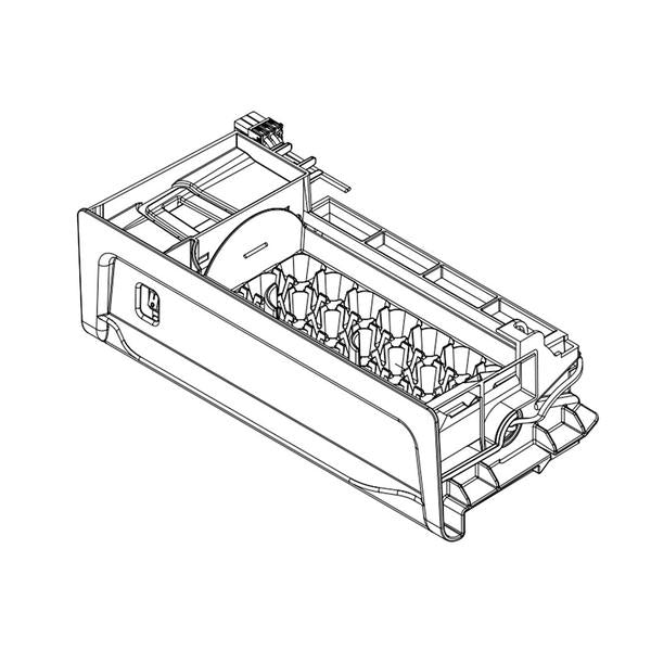 WHIRLPOOL W11557001 REFRIGERATOR ICE MAKER ASSEMBLY (GENUINE OEM PART) - Parts Solution Group