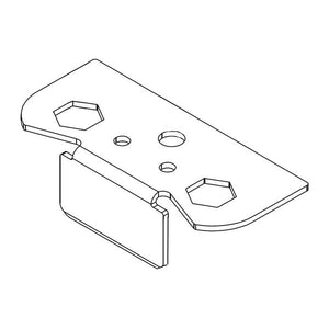 WHIRLPOOL W11557261 REFRIGERATOR DOOR STOP (BLACK) (GENUINE OEM PART)