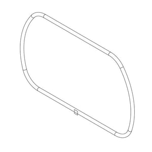 WHIRLPOOL W11596131 DRYER DOOR SEAL (GENUINE OEM PART)