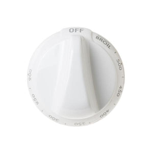 GE APPLIANCE WB03K10202 RANGE OVEN TEMPERATURE CONTROL KNOB (WHITE) (genuine oem part)