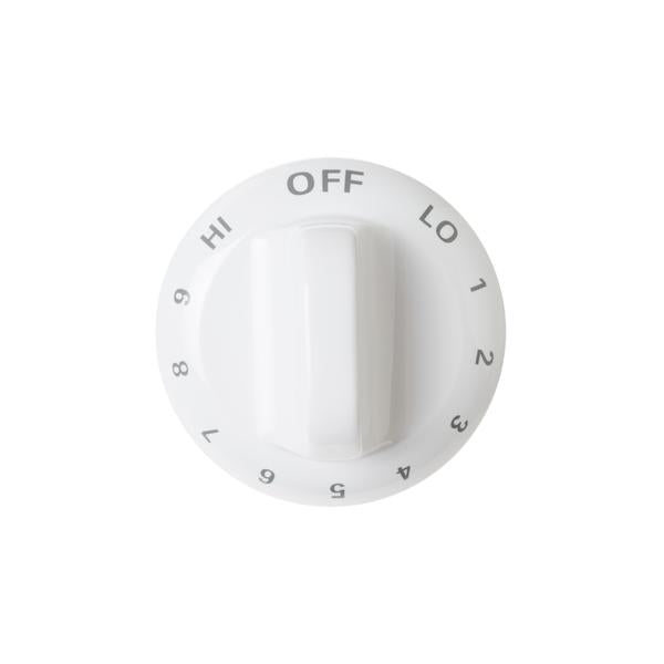 GE APPLIANCE WB03T10011 COOKTOP INFINITE KNOB (WHITE) (GENUINE OEM PART) - Parts Solution Group