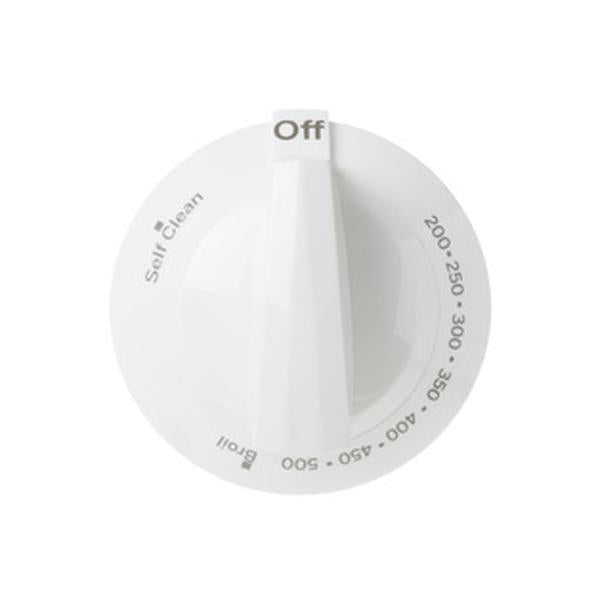 GE APPLIANCE WB03X21350 RANGE THERMOSTAT KNOB - WHITE (GENUINE OEM PART) - Parts Solution Group