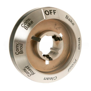 GE APPLIANCE WB03X31779 BRUSHED SS RANGE OVEN KNOB BEZEL (GENUINE OEM PART)