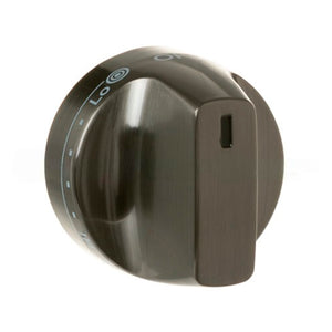 GE APPLIANCE WB03X31893 BRUSHED BLACK STAINLESS TRI RING KNOB (GENUINE OEM PART)