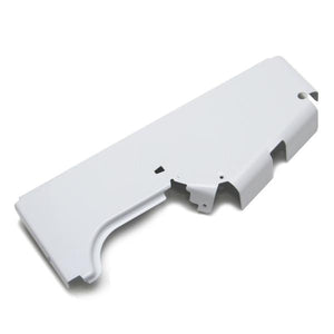 GE APPLIANCE WB07K10002 RANGE CONTROL PANEL LEFT END CAP (WHITE) (genuine oem part)