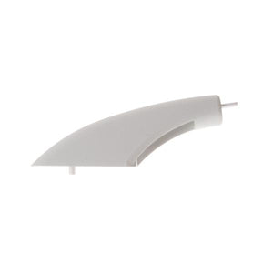 GE APPLIANCE WB07K10043 RANGE OVEN DOOR HANDLE END CAP (WHITE) (genuine oem part)