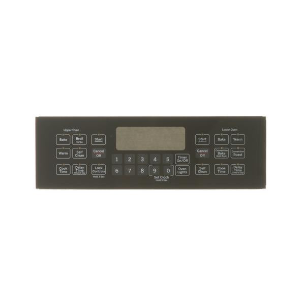 GE APPLIANCE WB07X21005 RANGE CONTROL PANEL (BLACK) (GENUINE OEM PART) - Parts Solution Group