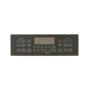 GE APPLIANCE WB07X21005 RANGE CONTROL PANEL (BLACK) (GENUINE OEM PART)