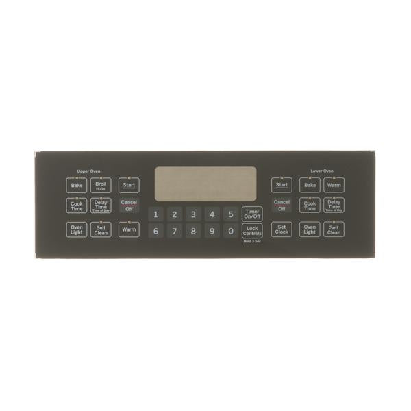 GE APPLIANCE WB07X21006 RANGE CONTROL PANEL (BLACK) (genuine oem part) - Parts Solution Group