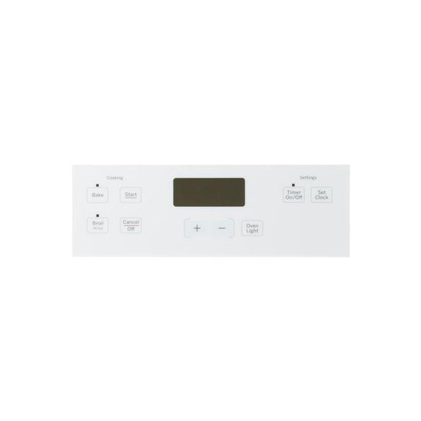 GE APPLIANCE WB07X21378 RANGE CONTROL PANEL - WHITE (GENUINE OEM PART) - Parts Solution Group