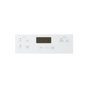 GE APPLIANCE WB07X21378 RANGE CONTROL PANEL - WHITE (GENUINE OEM PART)