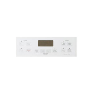 GE APPLIANCE WB07X21440 RANGE CONTROL PANEL - WHITE (GENUINE OEM PART)