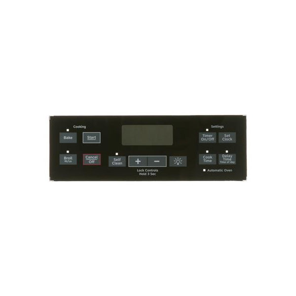 GE APPLIANCE WB07X22803 RANGE CONTROL PANEL - BLACK (GENUINE OEM PART) - Parts Solution Group