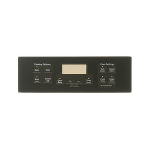 GE APPLIANCE WB07X24886 RANGE CONTROL PANEL - BLACK (GENUINE OEM PART)