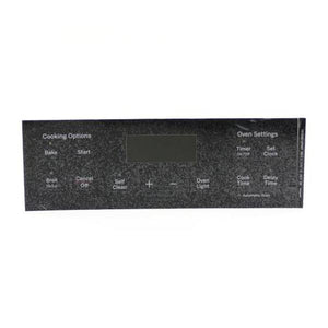 GE APPLIANCE WB07X26647 FACEPLATE GRAPHICS (BK) (GENUINE OEM PART)
