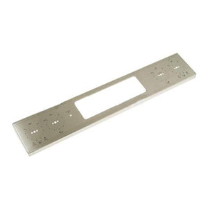 GE APPLIANCE WB07X33621 RANGE CONTROL PANEL OVERLAY (STAINLESS) (genuine oem part)