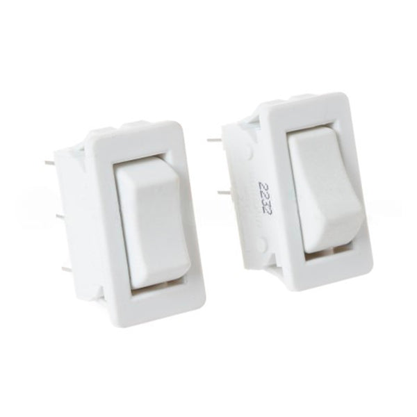 GE APPLIANCE WB24X32265 WHITE LIGHT AND BLOWER SWITCH (GENUINE OEM PART)
