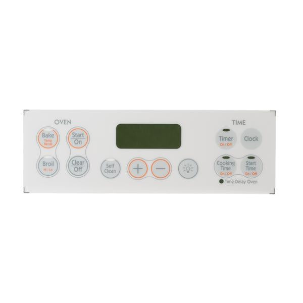 GE APPLIANCE WB27K10170 RANGE CONTROL PANEL OVERLAY (genuine oem part) - Parts Solution Group