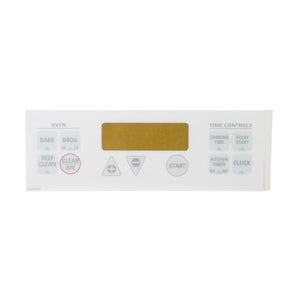 GE APPLIANCE WB27K5338 RANGE CONTROL PANEL AND OVERLAY (genuine oem part)