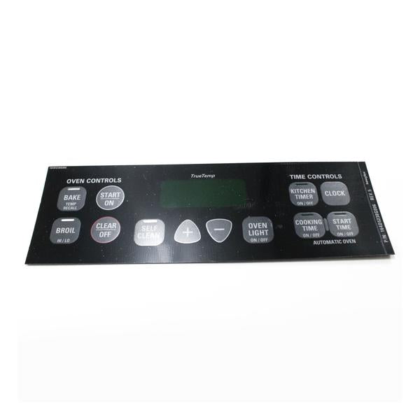 GE APPLIANCE WB27T10513 RANGE CONTROL FACEPLATE GRAPHICS ASSEMBLY (GENUINE OEM PART) - Parts Solution Group