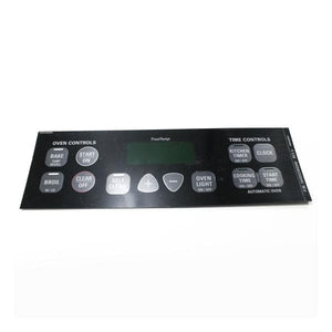 GE APPLIANCE WB27T10513 RANGE CONTROL FACEPLATE GRAPHICS ASSEMBLY (GENUINE OEM PART)
