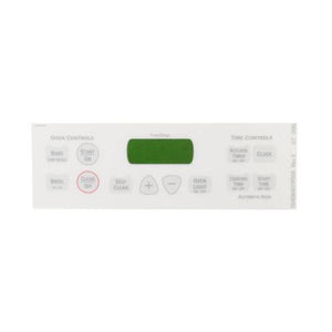 GE APPLIANCE WB27T10677 FACEPLATE GRAPHICS (genuine oem part)