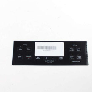 GE APPLIANCE WB27T11511 RANGE FACEPLATE (genuine oem part)