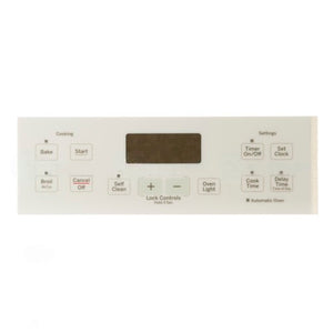 GE APPLIANCE WB27T11513 FACEPLATE GRAPHICS (BQ) (GENUINE OEM PART)