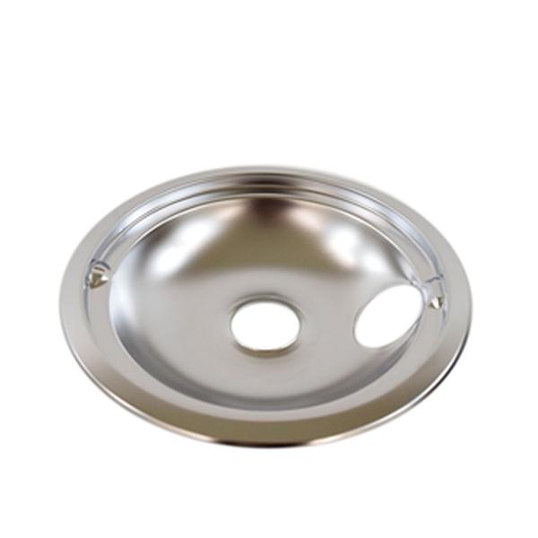 GE APPLIANCE WB31K10266 RANGE 8 INCH CHROME BURNER BOWL (genuine oem part) - Parts Solution Group