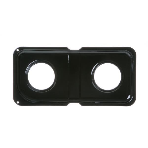 GE APPLIANCE WB34K10010 RANGE DOUBLE PORCELAIN DRIP PAN - RIGHT (genuine oem part) - Parts Solution Group