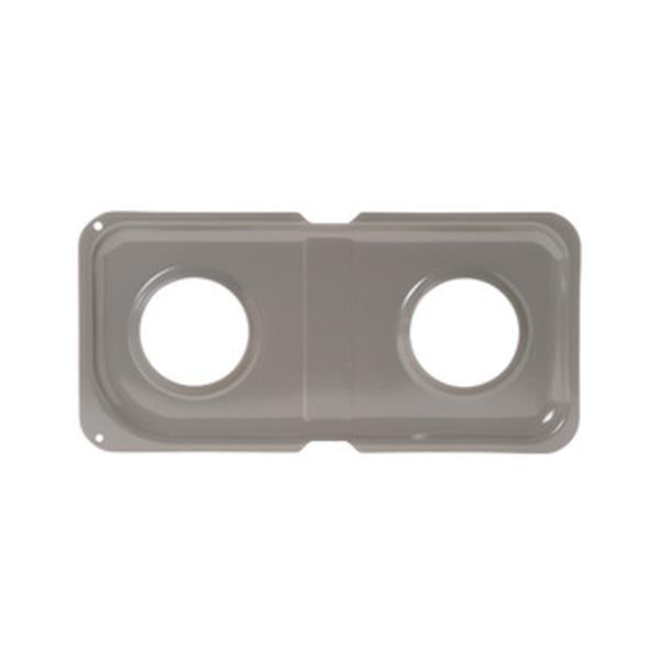 GE APPLIANCE WB34K10016 DOUBLE TAUPE PORC PAN LEFT SIDE-GAS (GENUINE OEM PART) - Parts Solution Group