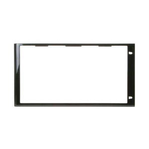 GE APPLIANCE WB55X10813 MICROWAVE DOOR FRAME PANEL - BLACK (genuine oem part)