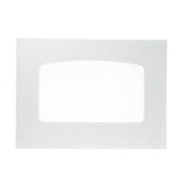 GE APPLIANCE WB56T10187 RANGE OVEN DOOR GLASS - WHITE (GENUINE OEM PART) - Parts Solution Group