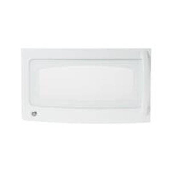 GE APPLIANCE WB56X10723 MICROWAVE DOOR - WHITE (GENUINE OEM PART) - Parts Solution Group