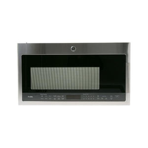 GE APPLIANCE WB56X26203 MICROWAVE DOOR - BLACK & STAINLESS STEEL (GENUINE OEM PART)