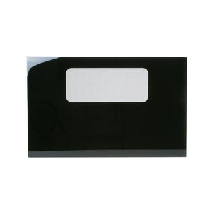 GE APPLIANCE WB57K2 OVEN GLASS DOOR (BLACK) (GENUINE OEM PART)