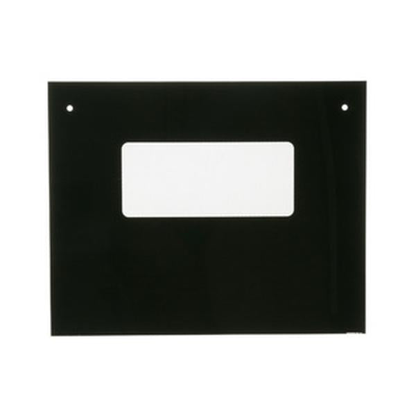 GE APPLIANCE WB57K5256 GLASS OVEN DR OUTER (BLACK) (GENUINE OEM PART) - Parts Solution Group