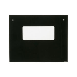 GE APPLIANCE WB57K5256 GLASS OVEN DR OUTER (BLACK) (GENUINE OEM PART)