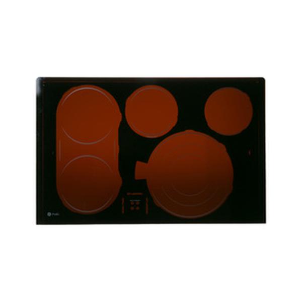 GE APPLIANCE WB62T10542 MAINTOP GLASS ASM (BK) (GENUINE OEM PART) - Parts Solution Group