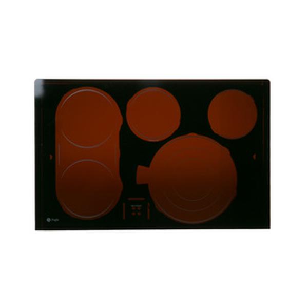 GE APPLIANCE WB62T10694 MAINTOP GLASS ASM (BK) (GENUINE OEM PART) - Parts Solution Group