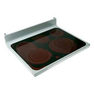 GE APPLIANCE WB62X26651 RANGETOP GLASS ASM (WH) (GENUINE OEM PART)